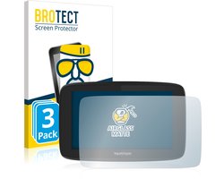 BROTECT - Screenprotector voor TomTom Go Professional 520 - Folie Beschermfolie Beschermglas matte 3 Stuks