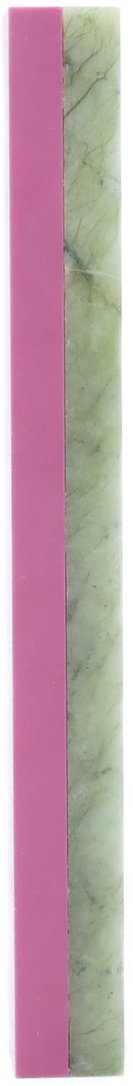 Dailygoods- Slijpsteen Dubbelzijdig 3000/10000 Mesh - Natuurlijke Groene Jade - Hoge Hardheid - Fijn Slijpen/Polijsten - Compact en Draagbaar - Wetsteen