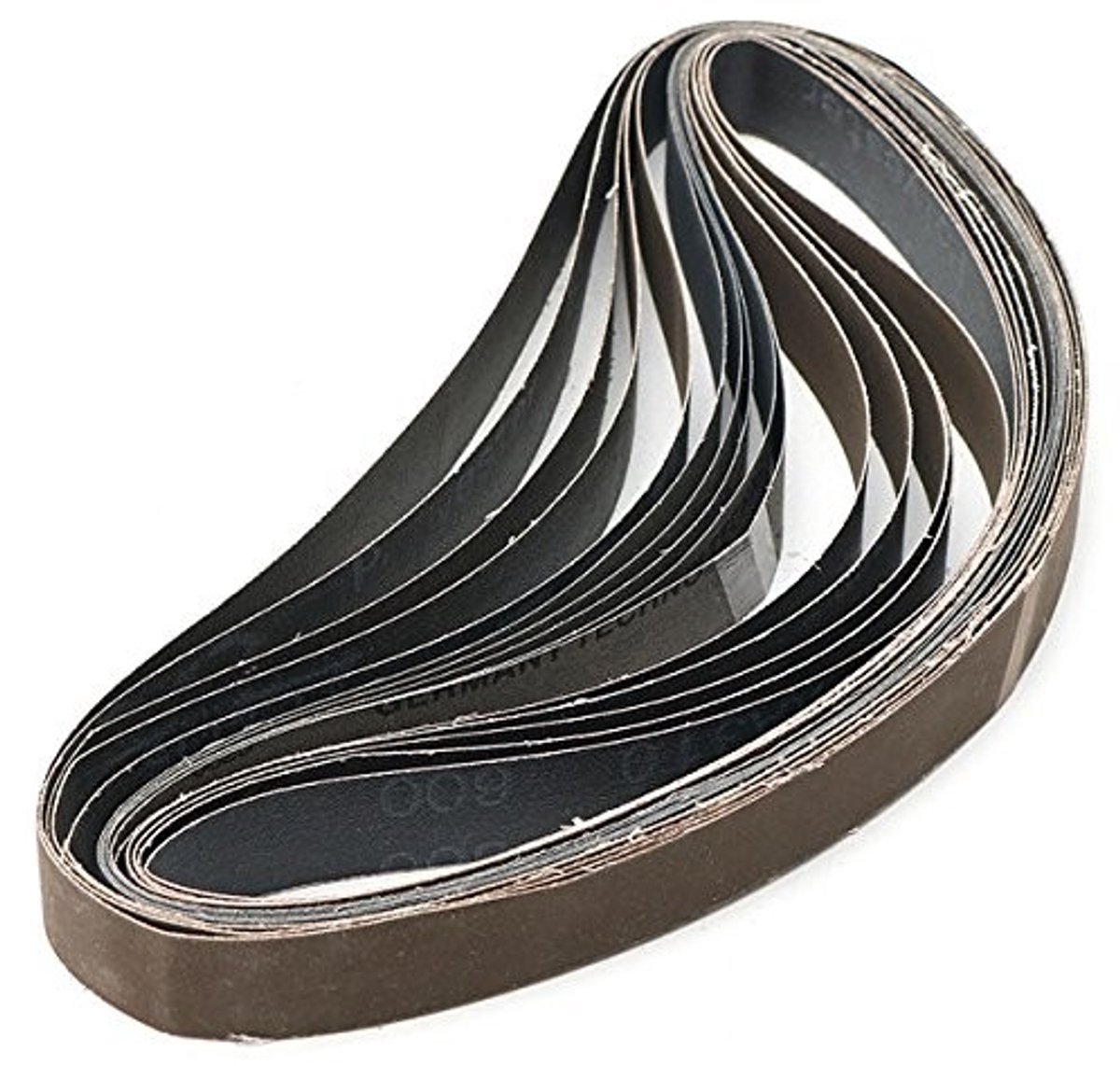 Dailygoods- Schuurbanden 15 stuks 25 x 762 mm - Aluminiumoxide - Grit 600/800/1000 - Hoge prestaties - Voor slijpen/polijsten - Electro-statische korrel - Schuurriemen