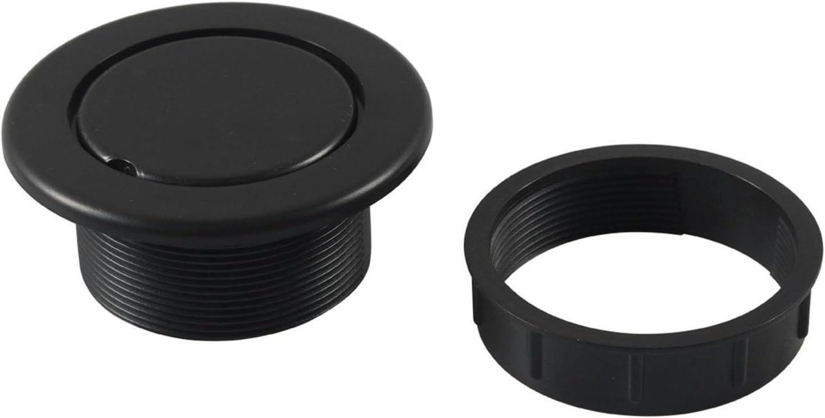 Parasolgat Afdekking - Tafeladapter Stabilisator - Terrastafel Gebruik - Nauwkeurige Pasvorm - 50-52 mm Gat - Zwart