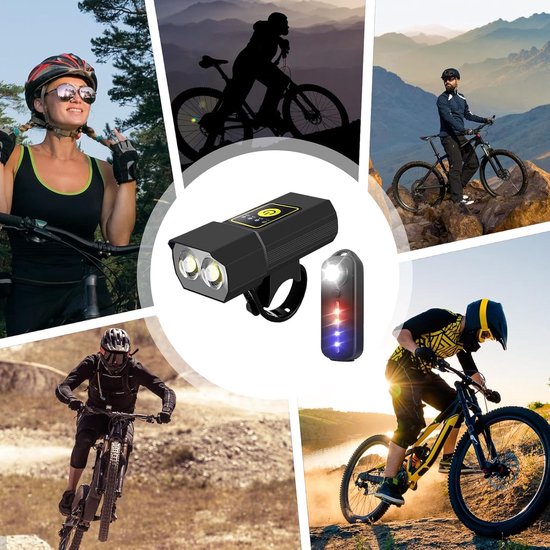 Fiets Koplamp - Krachtig Licht voor Fiets - LED Lamp Telescopische Zoom Veiligheid Nacht Schakelen Road MTB Scooter Mannen Vrouwen — afbeelding 2