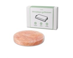Himalaya Pizzasteen XL – ⌀30 cm – Puur Himalayazout – BBQ Accessoires – Zoutsteen BBQ – Zoutplank