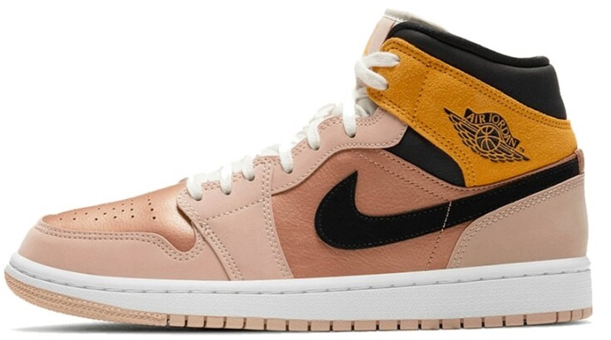 Nike Nike Air Jordan 1 Mid SE Sneaker /Lime Zwart