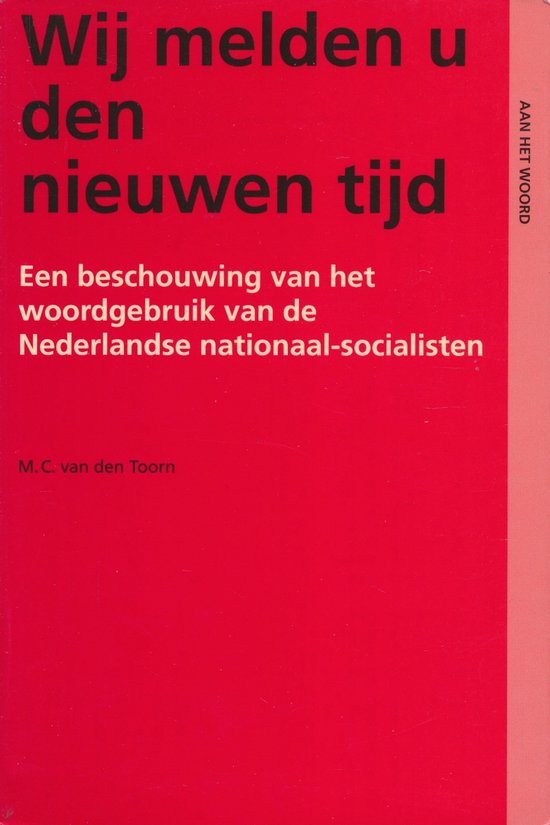 Wij melden u den nieuwen tijd - cover