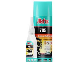 AKFIX 705 Secondelijm & Activator - 400ml + 100gr