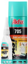 AKFIX 705 Secondelijm & Activator - 400ml + 100gr