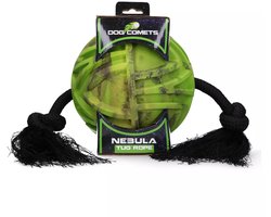 Dog Comets Nebula Tug Rope - Hondenspeelgoed Trektouw - hondenbal met touw - tug rope hond - Groen