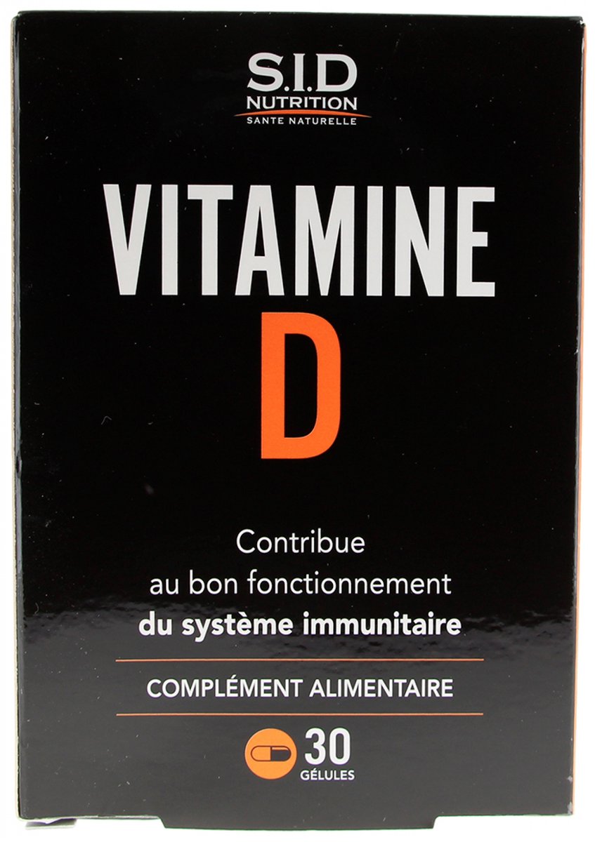 S.I.D Nutrition Vitamine D 30 Capsules