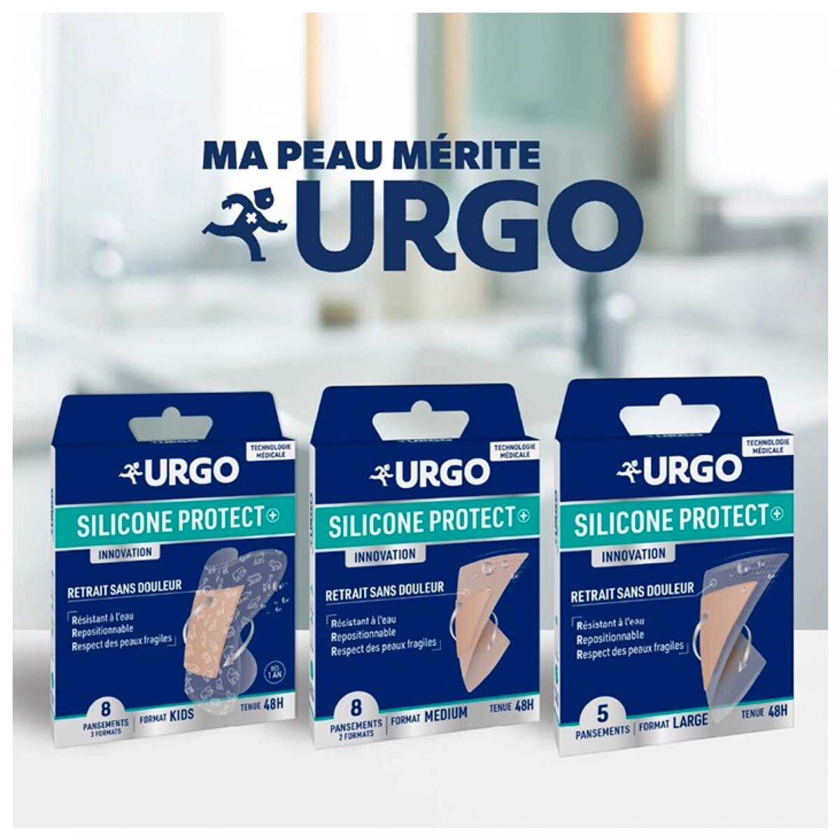 Urgo Silicone Protect 5 Grote Pleisters