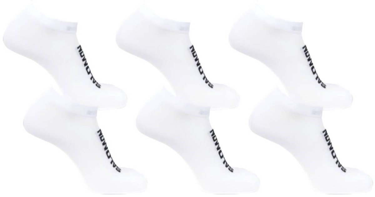 Salomon Everyday Lite Low Ankle Socks 6-Pack Enkelsokken Wit