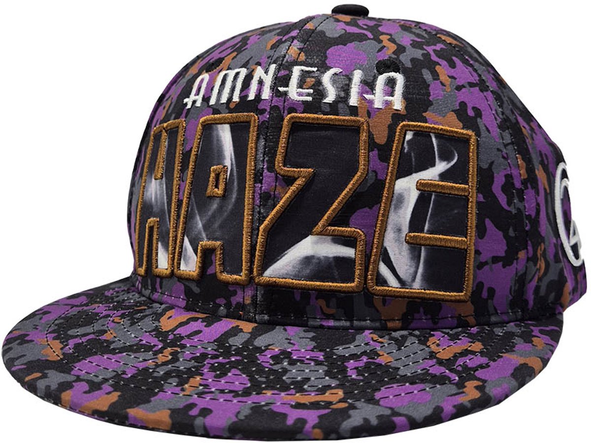 Lauren Rose - Amnesia Haze - Camo Snapback – Paars Camo – One Size - 420 collection