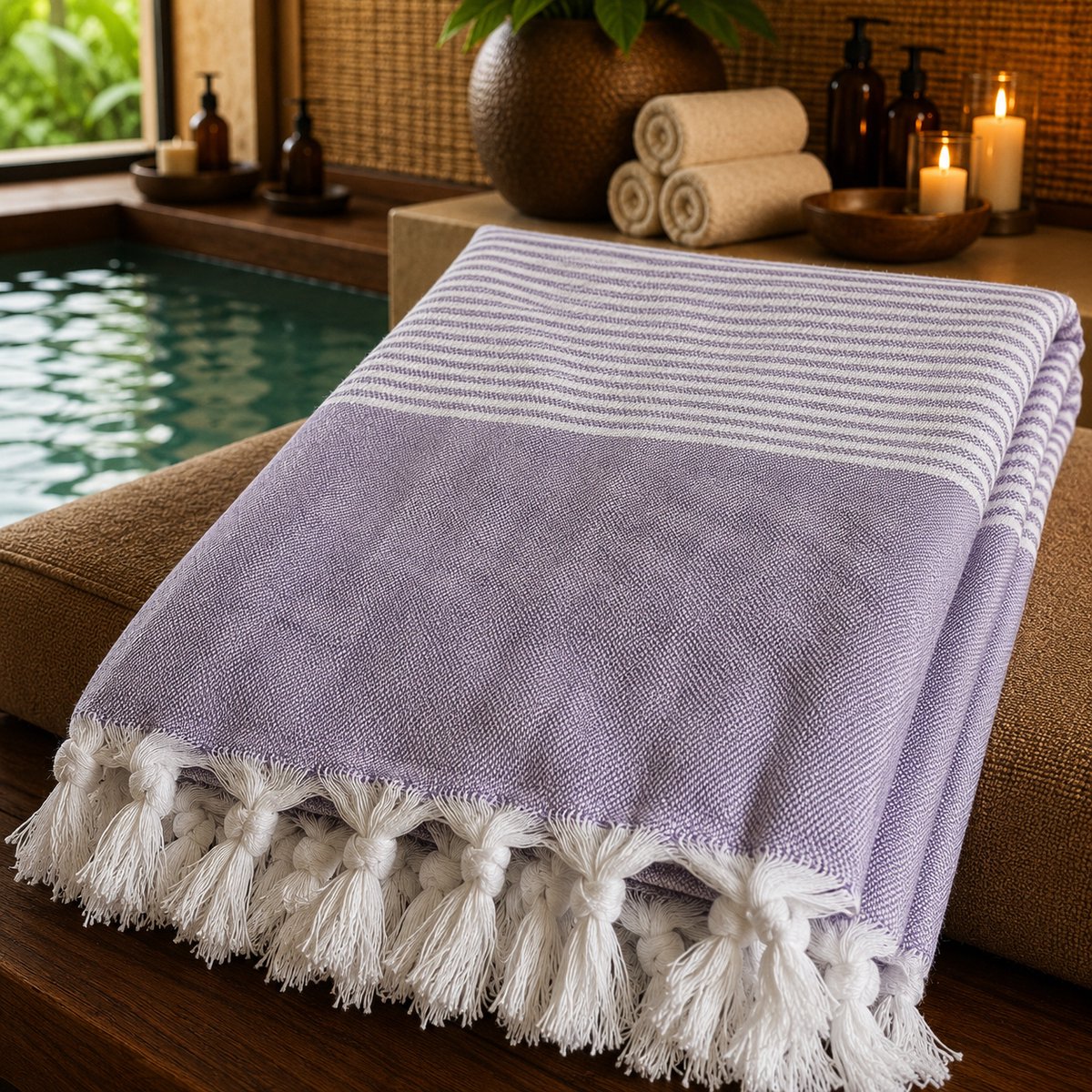 100% Natuurlijke Katoenen Hürrem Peshtemal Badhanddoek Turkse Handdoek Hammam Strandlaken