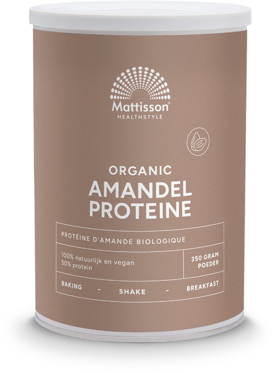 Mattisson HealthStyle Biologische Amandel Proteïne 350GR