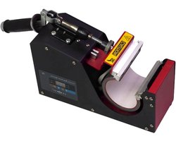 Bakmachine voor Bekers - Hittepers Machine - Decoratie Maken - Uniforme Verwarming - 110x235mm Werkgebied - Zwart