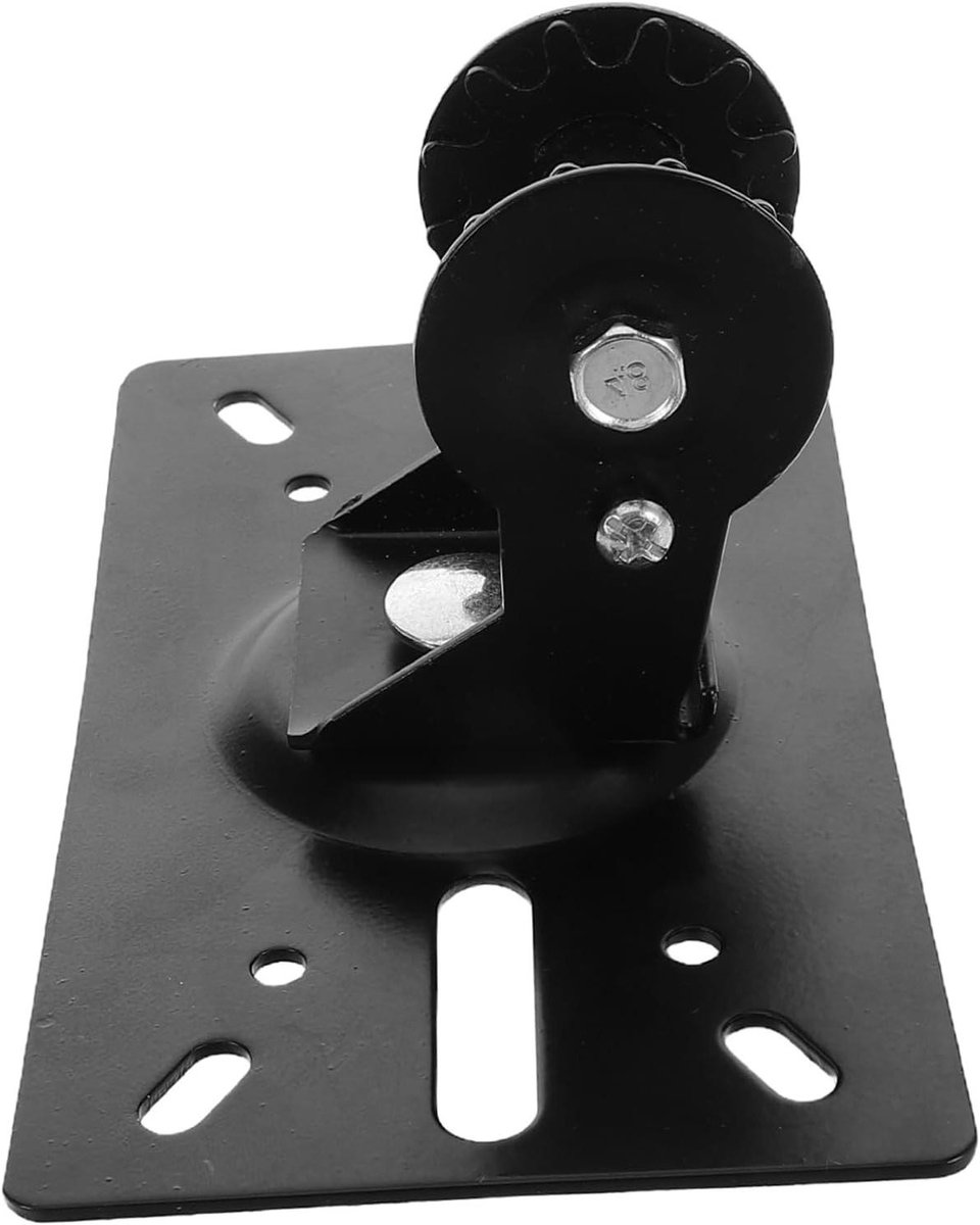 Speaker Wandbeugel - Universele Steun - Thuisbioscoop Geluid - Robuuste Onderplaat - 16.9 x 9.5 cm - Zwart