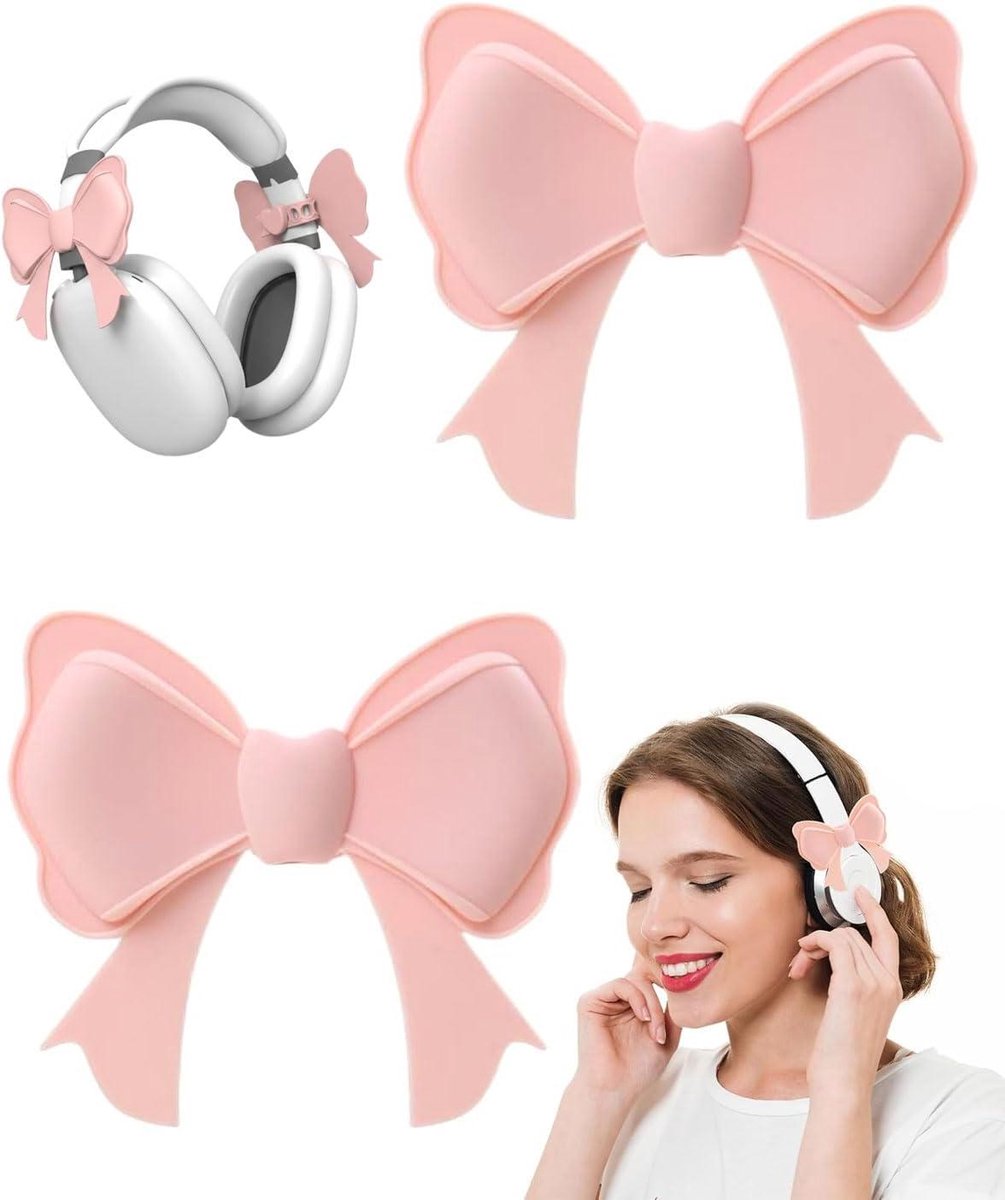 Koptelefoon Versiering - Headset Sieraden - Feest Streaming - Flexibel Silicone - 2 Stuks - Niet Gespecificeerd