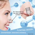 Nieuwe uitvinding die in de neus 'zweeft' zonder irritatie.