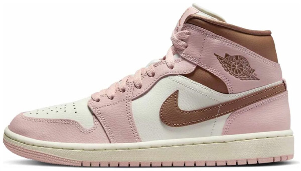 Wmns Nike Nike Air Jordan 1 Mid “”Neapolitan”” Sneakers Unisex Roze