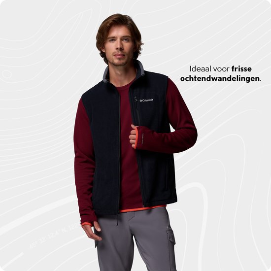 Gilet polaire Columbia Fast Trek™ pour homme - Noir