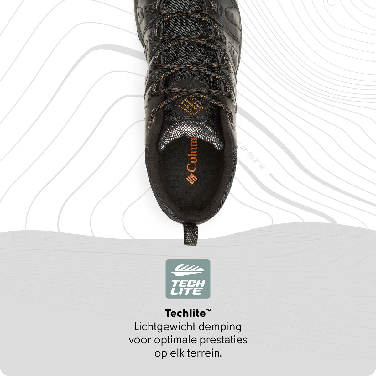 Columbia WOODBURN™ II CHUKKA WP OMNI-HEAT™ Heren Wandelschoenen - Black, Goldenrod