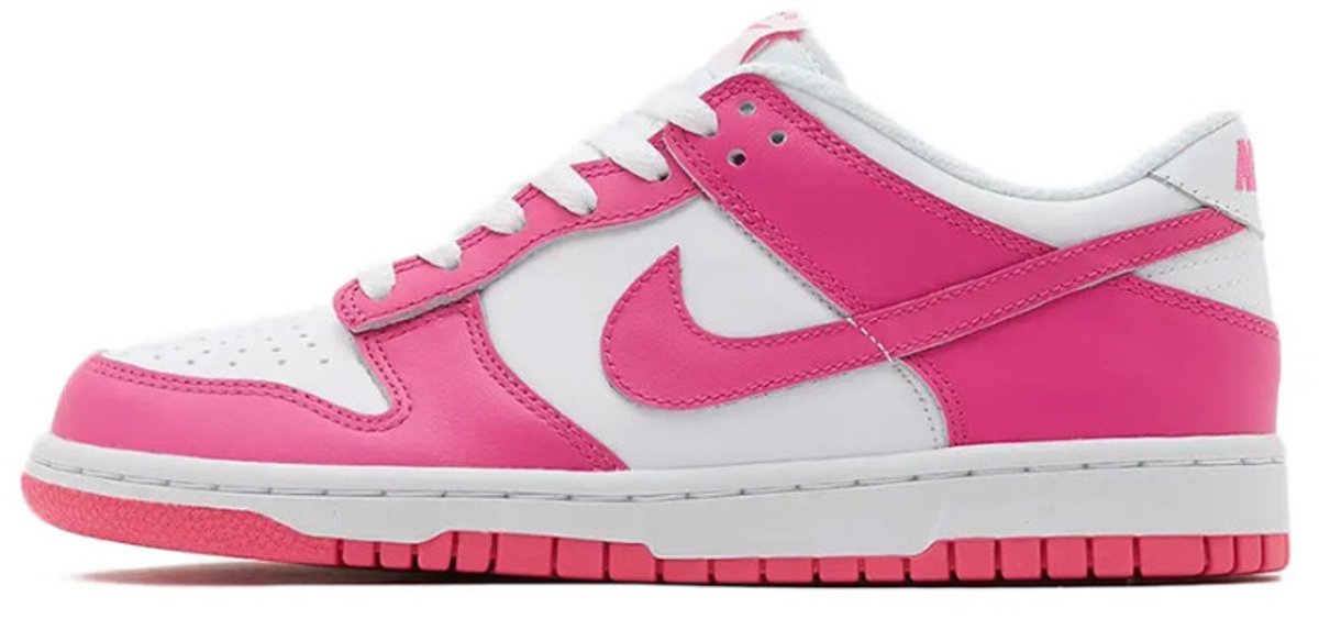 Nike Dunk Low Sneakers Unisex Laser Fuchsia Roze