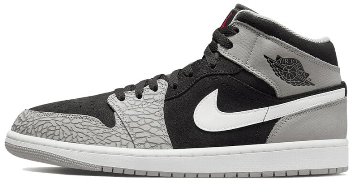 Air Jordan 1 Mid Elephant Print - Maat 45.5