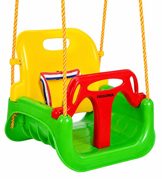 Trendmix Meegroei Schommel 3-in-1 Groen Voor Baby, Peuter & Kleuter – Veilig Met Verstelbare Banden – Voor Binnen & Buiten Gebruik