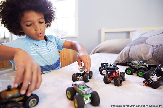 Hot Wheels monster jam truck Midwest Madness - monstertruck 9 cm schaal 1:64 van Merkloos — afbeelding 4