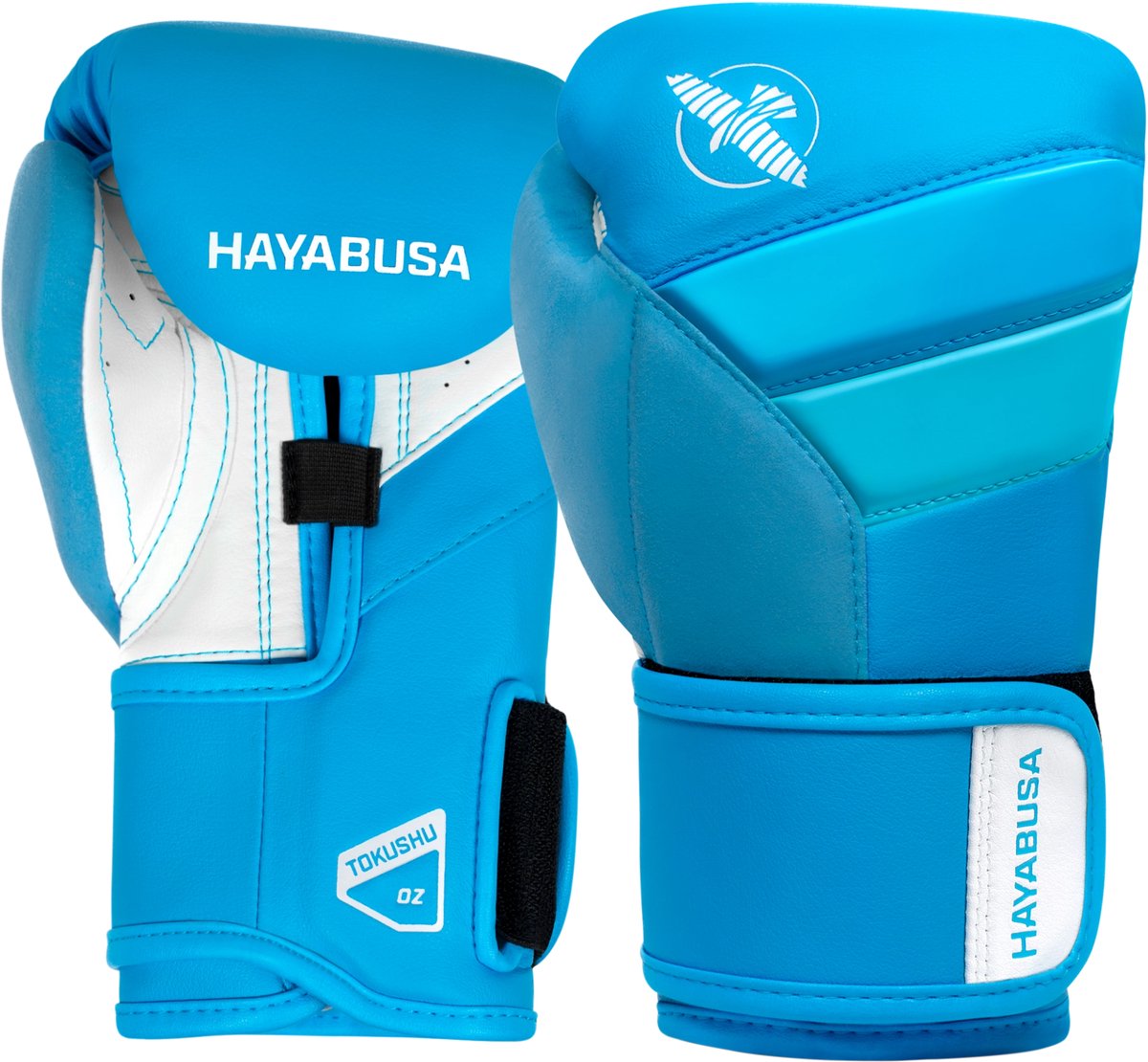 Hayabusa T3 Kids Bokshandschoenen – Neon Blue | Kinder Bokshandschoenen & Maximale Bescherming - 6 OZ