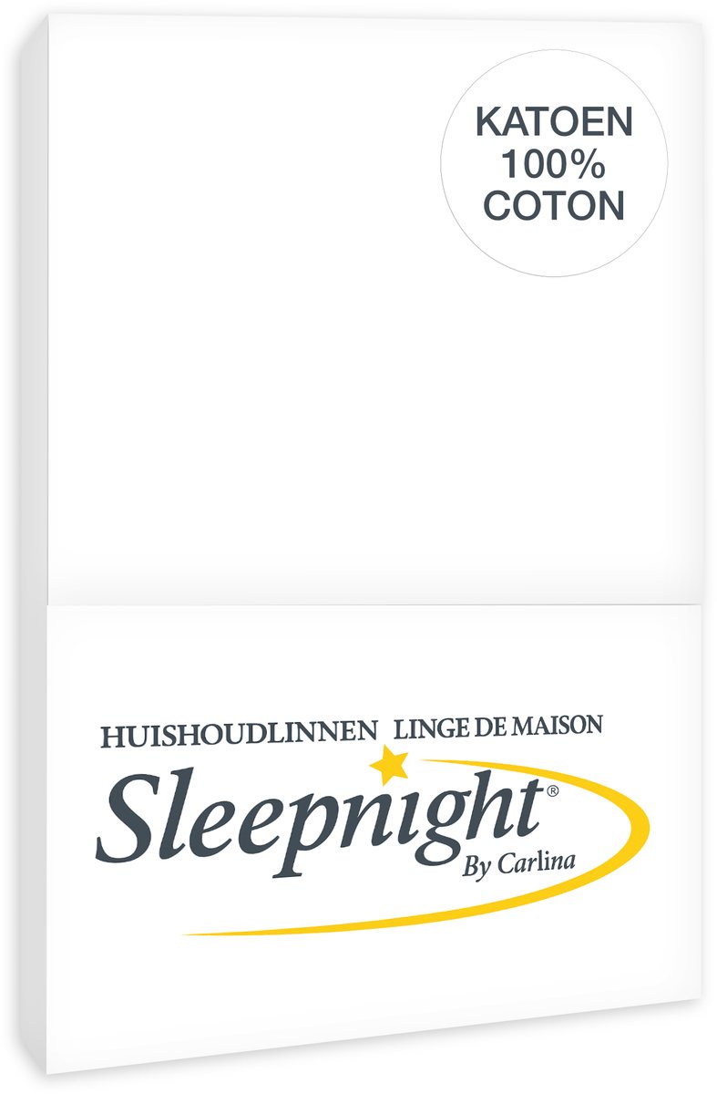 Sleepnight Lakenset Katoen Wit - 240 x 300 cm + 2 kussenslopen - [Wit]