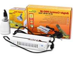 Terrarium Warmtelamp Set - Reptielenlamp UV-lamp - Terrarium Klimaatbeheersing - Compleet met fitting en ballast - 50 W - Niet gespecificeerd