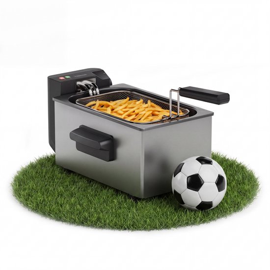 Tristar Frituurpan 3 liter - FR-9326 - Frituese 2000W - Koud zone - RVS