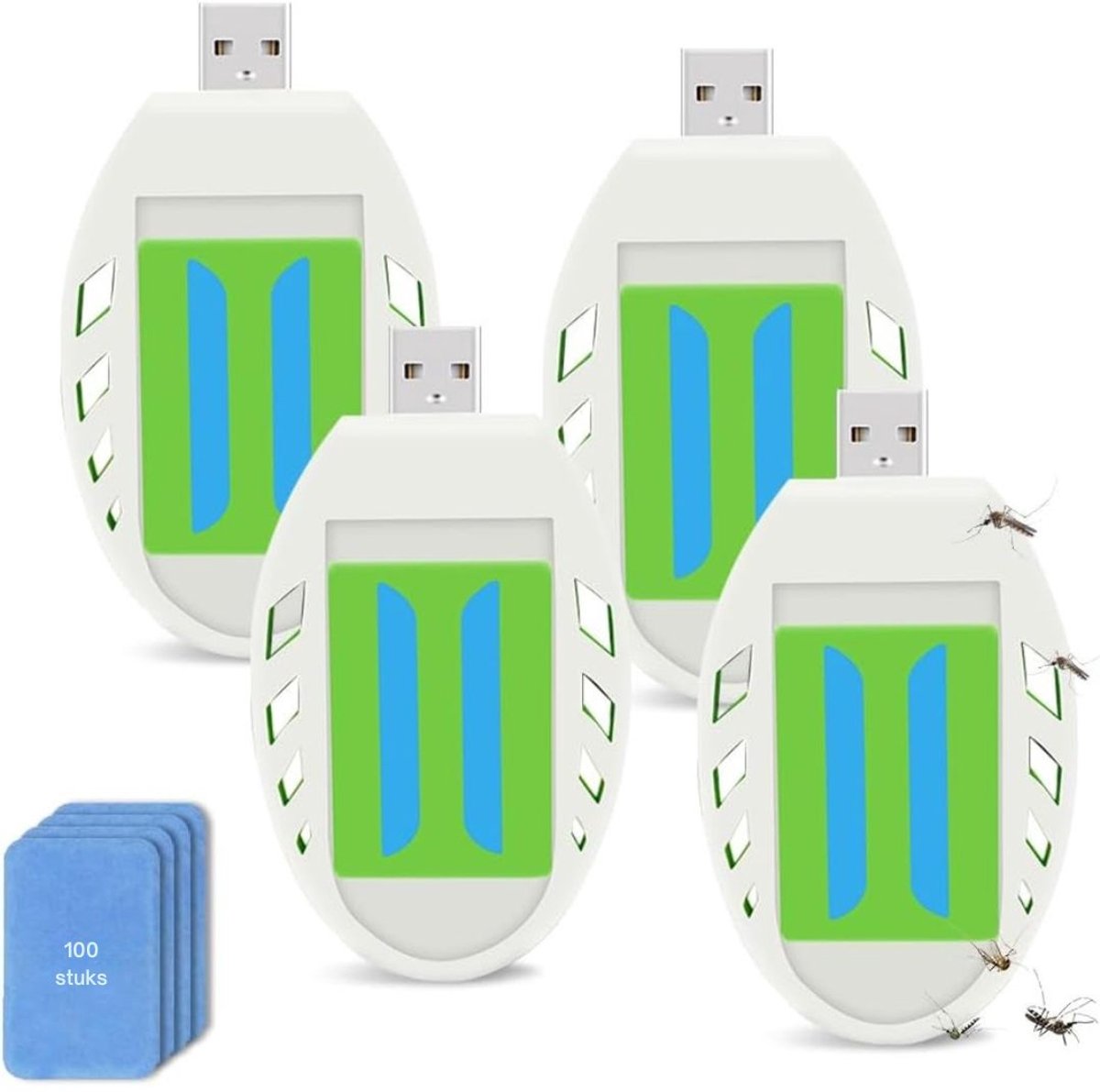MKSS® Muggenstekker - Muggenlamp voor Binnen - Ultrasoon