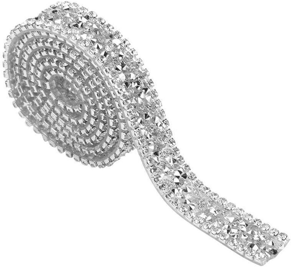 15mm Crystal Rhinestone Band - Sprankelende Diamanten voor Bruiloft Decoratie en Verpakking, Perfecte Strik en Versiering