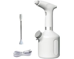 PROKING Elektrische Plantenspuit – USB Oplaadbaar – Plantensproeier met Accu – Verstelbare Nevelspray – Handsproeier voor Planten, Schoonmaken & Auto Wassen