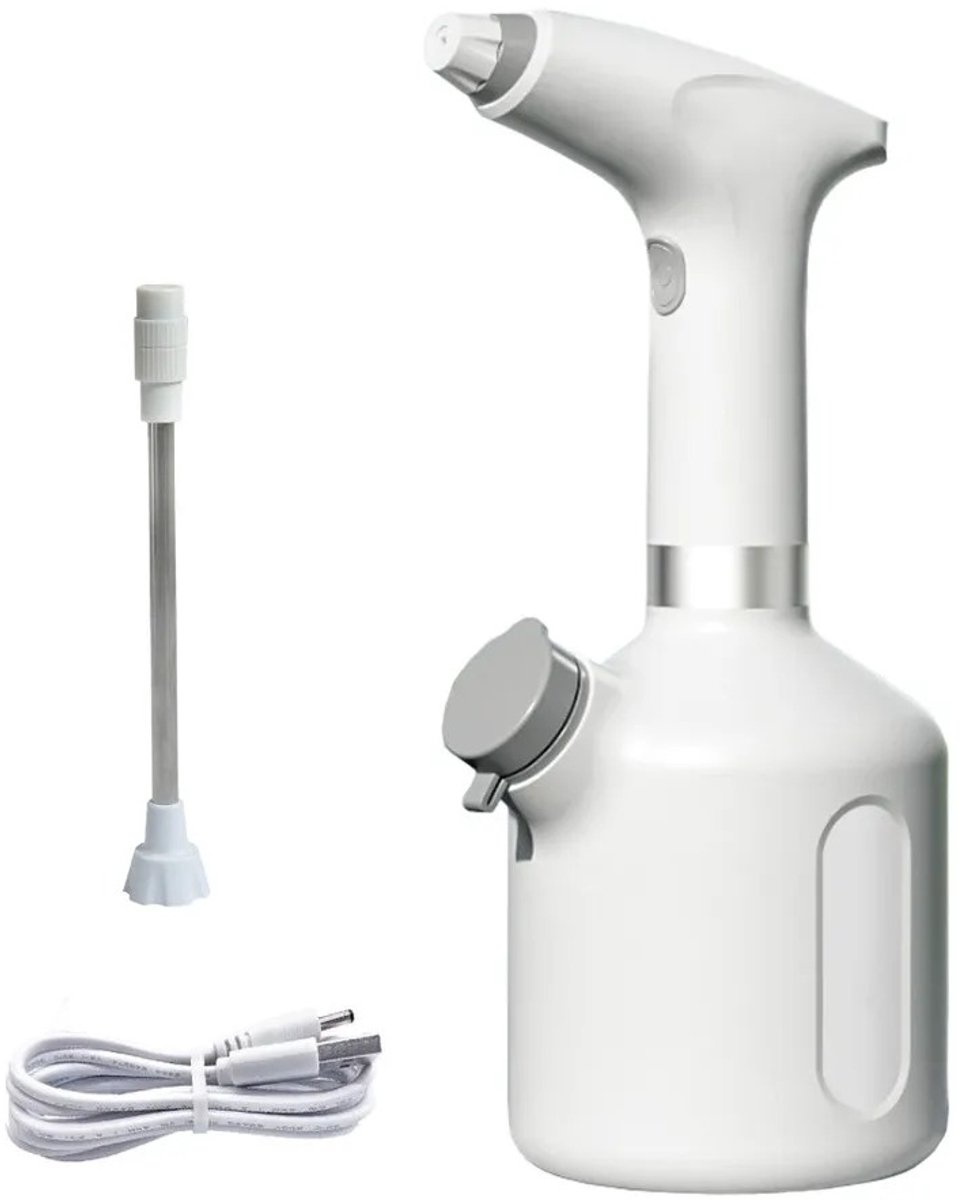 PROKING Elektrische Plantenspuit – USB Oplaadbaar – Plantensproeier met Accu – Verstelbare Nevelspray – Handsproeier voor Planten, Schoonmaken & Auto Wassen