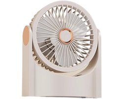 Verstelbare koelventilator - Met verlichting - Draagbaar - Luchtcirculatie - voor binnen en buiten