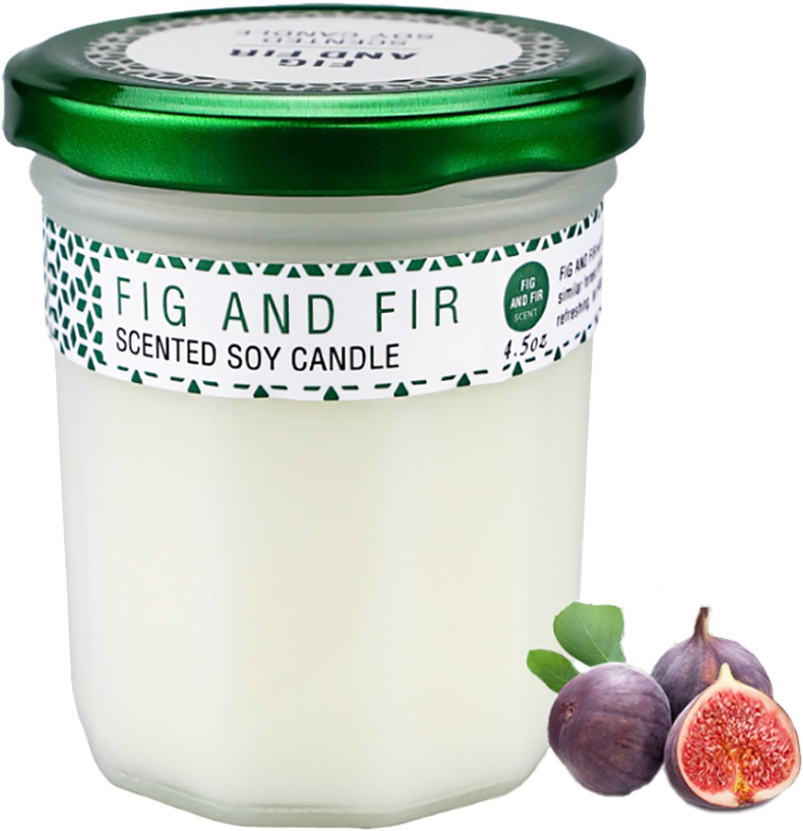 Geurkaarsen Set van 4 – 4 x 125g Sojawas Geurkaarsen in Glas met Lange Brandduur en Cadeauverpakking – Lavendel, Vijg, Sinaasappelbloesem & IJzerkruid — cadeau in Wonen & Interieur - foto 6