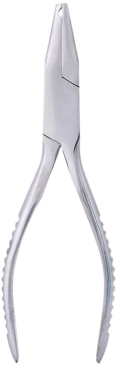 JHUBERS- Neuspad Tang Hoogwaardig - Roestvrij Stalen Gereedschap - Bril Reparatie - Sieraden Montage - Professioneel Gebruik - Scherpe Mond - 15,5 cm Lengte - Brillentang