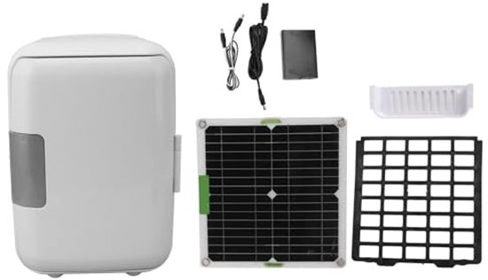 ZEYNOMAX - Portable Mini Solar Panel Refrigerator - 50W Solar Koelkast - Efficiënt en Duurzaam - Voor Auto en Kamperen - Ideaal voor Buitenactivitei... — afbeelding 2