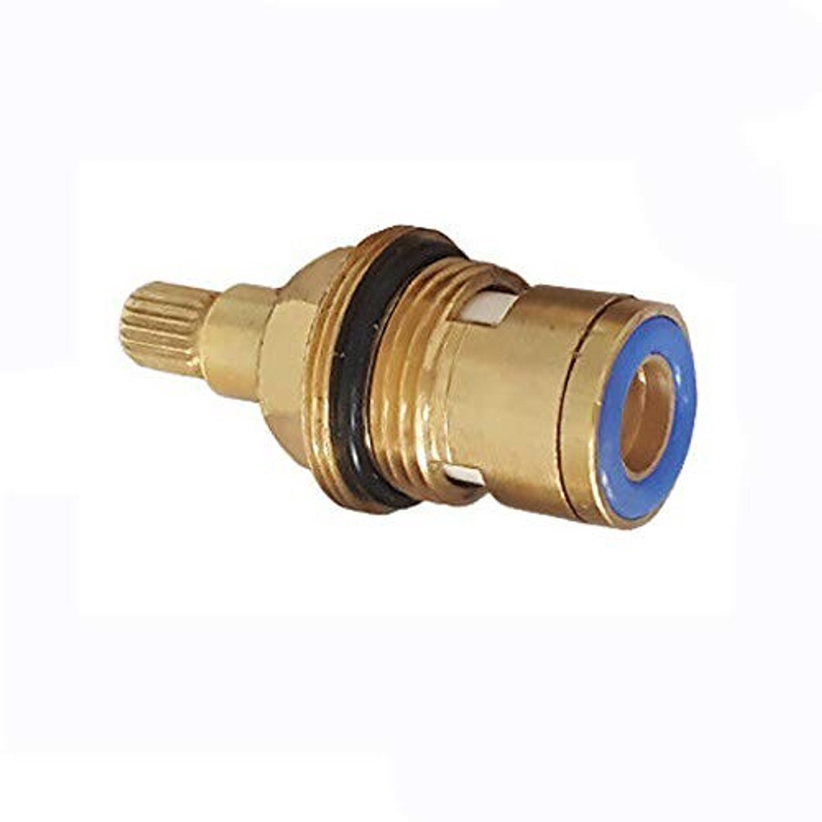 JHUBERS- Kraan Cartridge Keramisch - Vervanging Ventiel - Messing - Geschikt voor Keuken/Badkamer - 20 Versnellingen - Koper en Keramiek - Kraanventiel