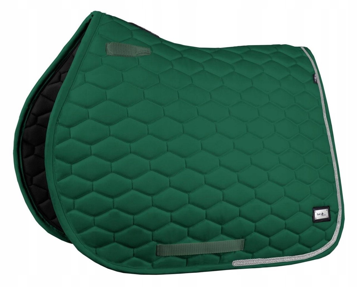 Fair Play Hexagon Crystal Zadeldek Pony Groen