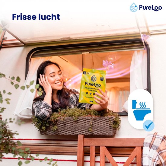 PureLoo Chemisch Toilet Vloeistof Citroen - Toiletvloeistof Caravan - Toilet Vloeistof Chemische Toilet - Porta Potti Vloeistof - Toiletvloeistof Voor De Camper — afbeelding 3