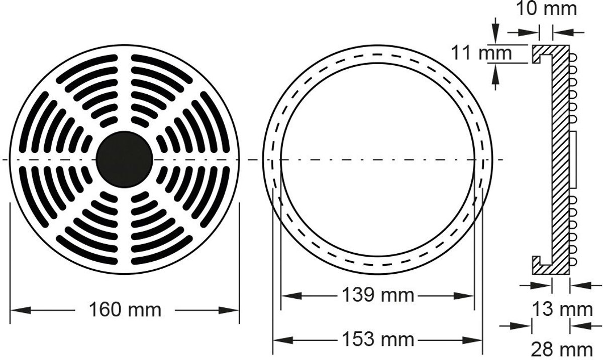 KS TOOLS Rubberen schijf 19 voor Intertech liften Ø 160 mm - 160....
