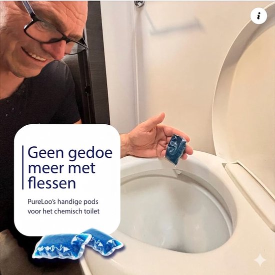 PureLoo Chemisch Toilet Vloeistof Citroen - Toiletvloeistof Caravan - Toilet Vloeistof Chemische Toilet - Porta Potti Vloeistof - Toiletvloeistof Voor De Camper — afbeelding 5