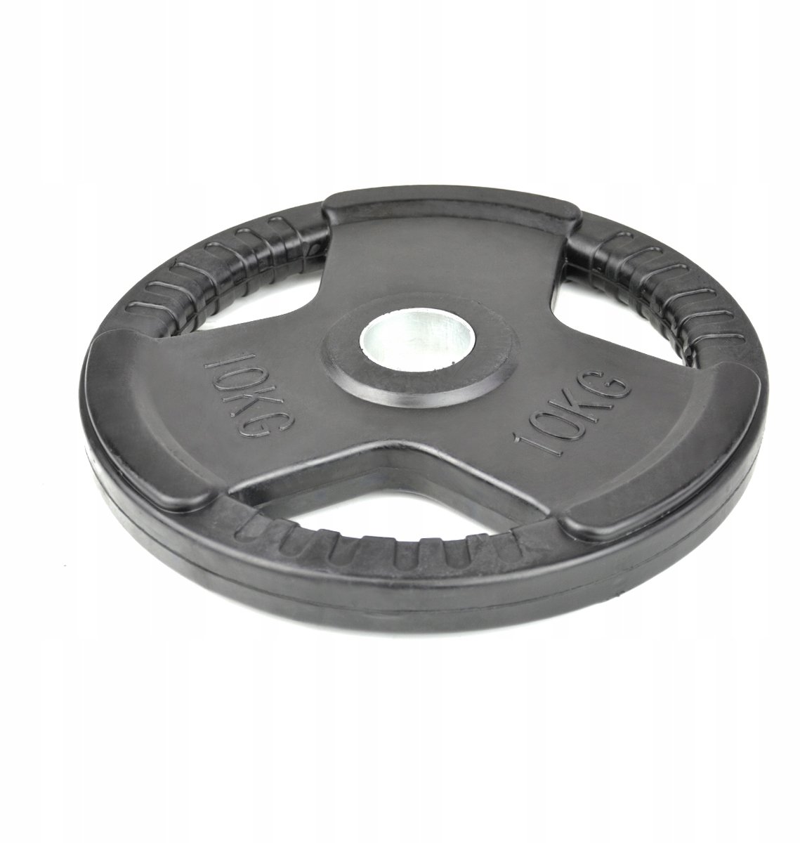 Master Metalen Haltergewicht 10 kg met Rubberen Coating