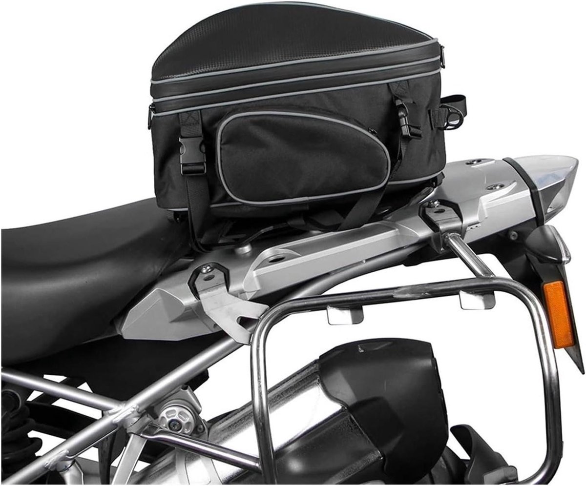 Motorfietstas - Bagagetas Helm - Reizen Op Motor - Waterdicht Ontwerp - One Size - Zwart