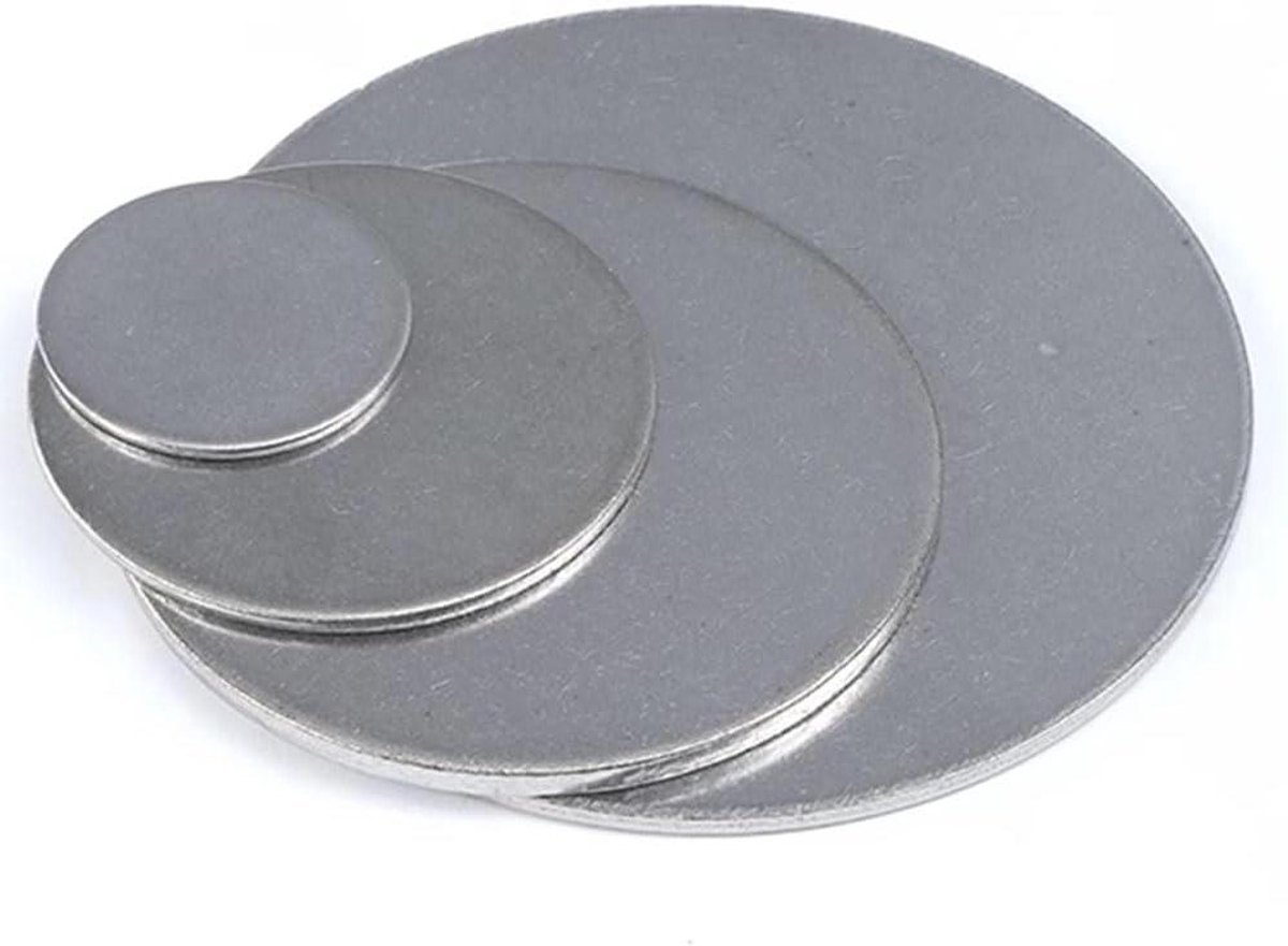 Metalen Schijven - Ronde Platen - Onderdelen Vervangen - Roestbestendig Materiaal - 10mm x 1mm 20 Stuks - Zilverkleurig
