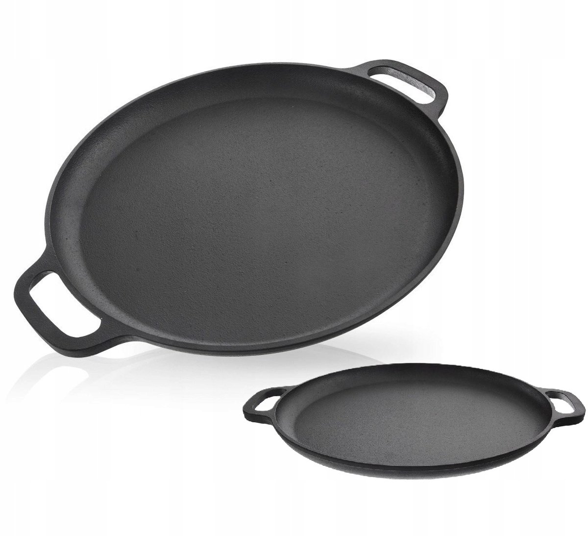 Massieve Gietijzeren Koekenpan 35x42cm - Grill & Inductie