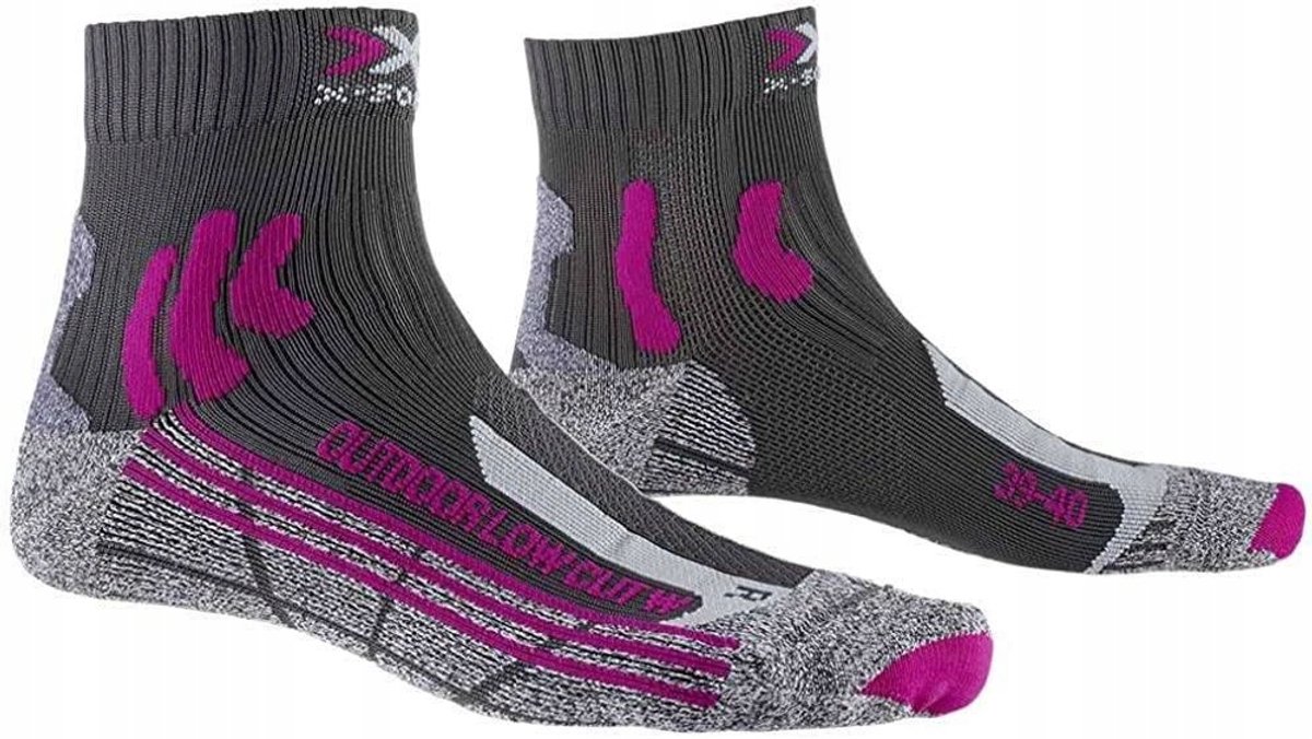 X-Socks Dames Sportsokken Trekking Laag Grijs